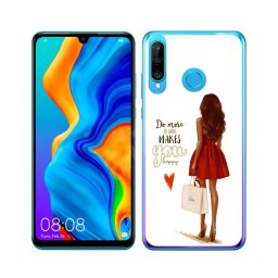 PROTEMIO MY ART védőtok Huawei P30 Lite RED DRESS (137)