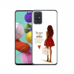 PROTEMIO MY ART Védőburkolat Samsung Galaxy A71 RED DRESS (137)