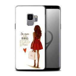 PROTEMIO MY ART kryt Samsung Galaxy S9 RED DRESS (137)