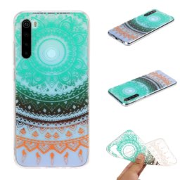 ART szilikon tok Xiaomi Redmi Note 8 COLO RED FLOWERS