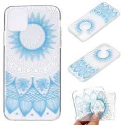 ART Szilikon borítás Apple iPhone 12 Pro Max BLUE FLOWER