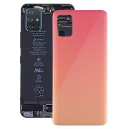 Hátlap (akkumulátor fedél) Samsung Galaxy A51 rózsaszín