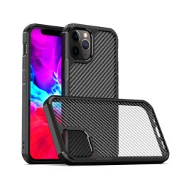 IPAKY PIONEER Védőburkolat Apple iPhone 12 Pro Max fekete