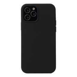RUBBER Gumi borítás Apple iPhone 12 Pro Max fekete