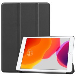 LEATHER Flip tok Apple iPad 10.2 2021/2020/2019 fekete