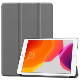 LEATHER Flip tok Apple iPad 10.2 2021/2020/2019 szürke