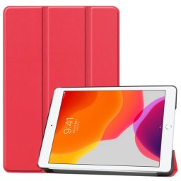 LEATHER Flip tok Apple iPad 10.2 2021/2020/2019 piros