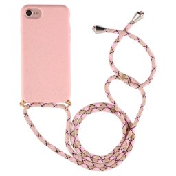 ROPE Huzat zsinórral Apple iPhone 7 / iPhone 8 / iPhone SE 2022 / 2020 rózsaszín