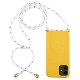 ROPE Huzat zsinórral Apple iPhone 12 mini sárga
