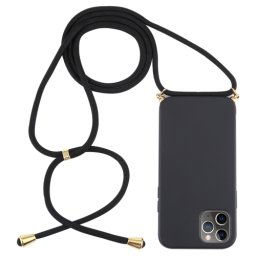 ROPE Huzat zsinórral Apple iPhone 12 12 Pro fekete