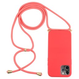 ROPE Huzat zsinórral Apple iPhone 12 12 Pro piros