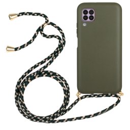 ROPE Huawei P40 Lite sötétzöld zsinórral