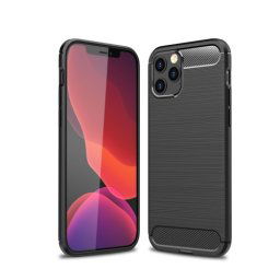 FLEXI TPU burkolat Apple iPhone 12 12 Pro fekete