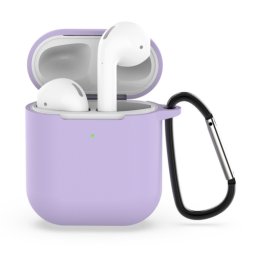 HOOK szilikon tok Apple AirPodshoz 1/2 lila