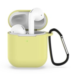 HOOK szilikon tok Apple AirPodshoz 1/2 sárga