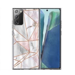 PROTEMIO MY ART Védőburkolat Samsung Galaxy Note 20 PINK MARBLE (143)