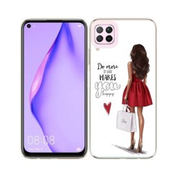 PROTEMIO MY ART Védőtok Huawei P40 Lite RED DRESS (137)