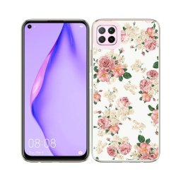 PROTEMIO MY ART Védőburkolat Huawei P40 Lite PINK ROSES (016)