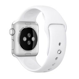 RUBBER szíj Apple Watch 9 / 8 / 7 (45mm) / 6 / SE / 5/4 (44 mm) / 3/2/1 (42 mm) fehér