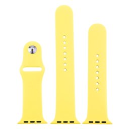 RUBBER szíj Apple Watch 9 / 8 / 7 (45mm) / 6 / SE / 5/4 (44 mm) / 3/2/1 (42 mm) sárga