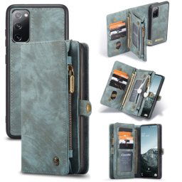 WALLET Védőtok pénztárcával 2 az 1-ben Samsung Galaxy S20 FE kék