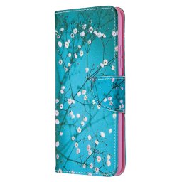 ART Wallet fedél Samsung Galaxy A42 5G PLUM BLOSSOM