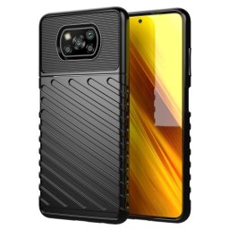 THUNDER Védőburkolat Xiaomi Poco X3 NFC / X3 Pro fekete
