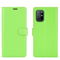 LITCHI Pénztárca huzat OnePlus 8T zöld