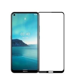 3D edzett üveg Nokia 3.4 fekete