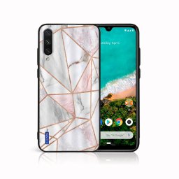 PROTEMIO MY ART Védőburkolat Xiaomi Mi A3 PINK MARBLE (143)