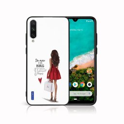 PROTEMIO MY ART Védőburkolat Xiaomi Mi A3 RED DRESS (137)