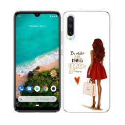 PROTEMIO MY ART Védőburkolat Xiaomi Mi 9 Lite RED DRESS (137)