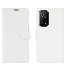 LITCHI Wallet fedél Xiaomi Mi 10T / 10T Mi Pro fehér
