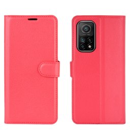 LITCHI Wallet tok Xiaomi Mi 10T / Mi 10T Pro piros