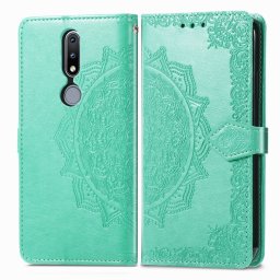 ART Pénztárca borító Nokia 2.4 ORNAMENT zöld