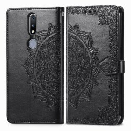 ART Pénztárca borító Nokia 2.4 ORNAMENT fekete
