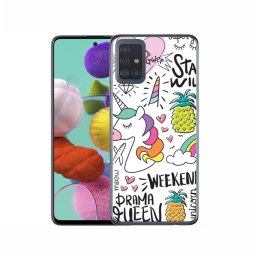 PROTEMIO MY ART Védőburkolat Samsung Galaxy A71 UNICORN (063)