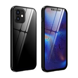 Mágneses borítás 360° Apple iPhone 12 mini fekete