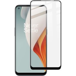 IMAK 3D Edzett üveg OnePlus Nord N100 fekete