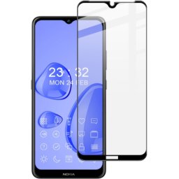 3D edzett üveg Nokia 2.4 fekete