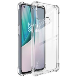 IMAK Szilikon védőburkolat + OnePlus Nord N100 átlátszó fólia
