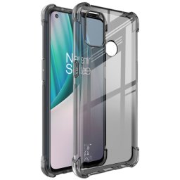 IMAK Védő szilikon borítás + fólia OnePlus Nord N100 fekete