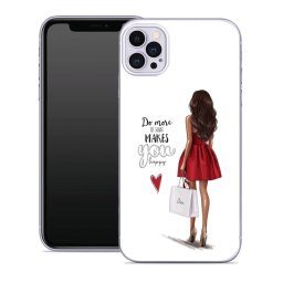 PROTEMIO MY ART Védőburkolat Apple iPhone 12 Pro Max RED DRESS ES (137)