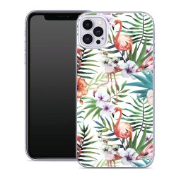 PROTEMIO MY ART Védőburkolat Apple iPhone 12 Pro Max FLAMINGOS (009)