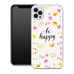 PROTEMIO MY ART Védőburkolat Apple iPhone 12 / iPhone 12 Pro BE HAPPY (019)