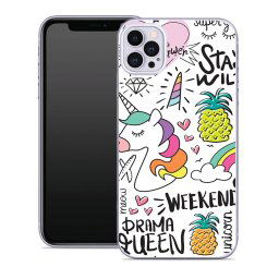 PROTEMIO MY ART Védőburkolat Apple iPhone 12 / iPhone 12 Pro UNICORN (063)