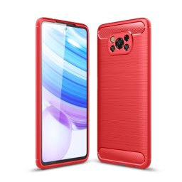FLEXI TPU Cover Xiaomi Poco X3 NFC / X3 Pro vörös