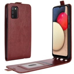 Flip tok Samsung Galaxy A02s barna