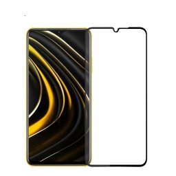 3D Edzett üveg Xiaomi Poco M3 / Redmi 9T fekete
