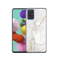 PROTEMIO MY ART Védőburkolat Samsung Galaxy A51 WHITE STONE (011)